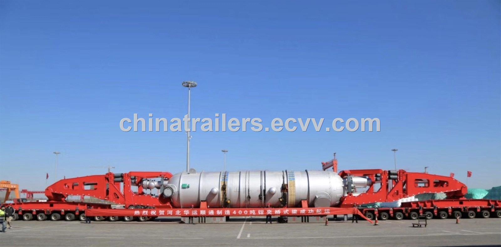 Goldhofer Hydraulic Multi Axles Modular Vehicle Truck Trailer Low Loader Flatbed Trailer SPMT