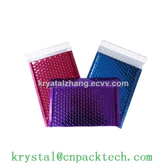 Custom Design Logo Colored Printed Poly Bubble Mailers Shipping Envelopes Bags