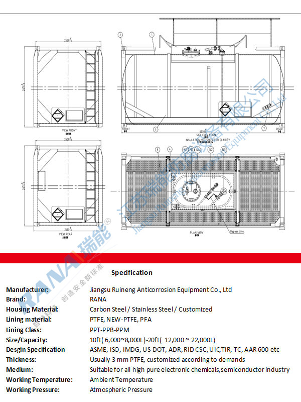 UltraClean HighPurity Nitric Acid Tank