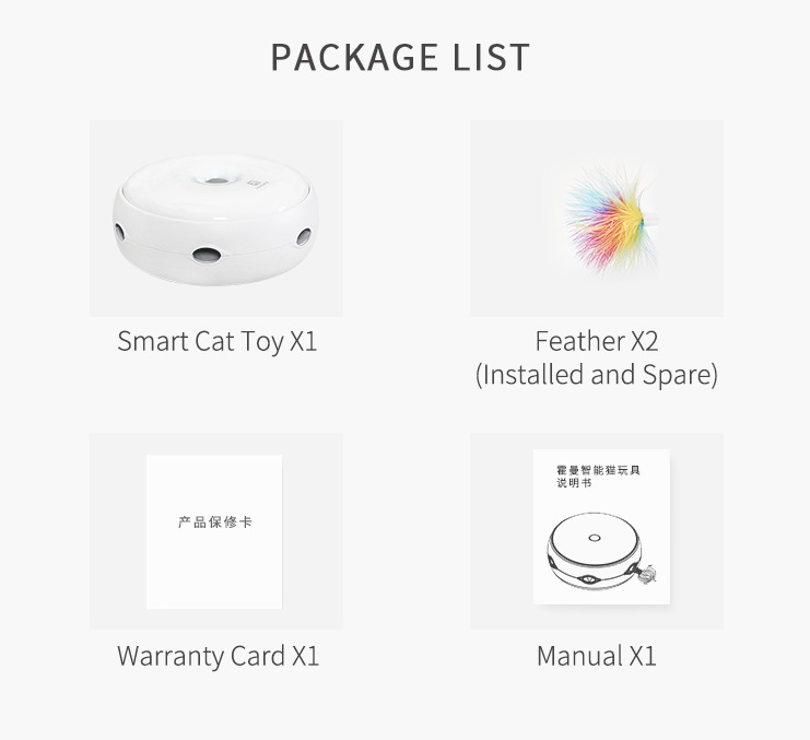 Automatic Electric Smart Interactive Cat Toy Teaser with Random Poping Up Feather LED CE FCC