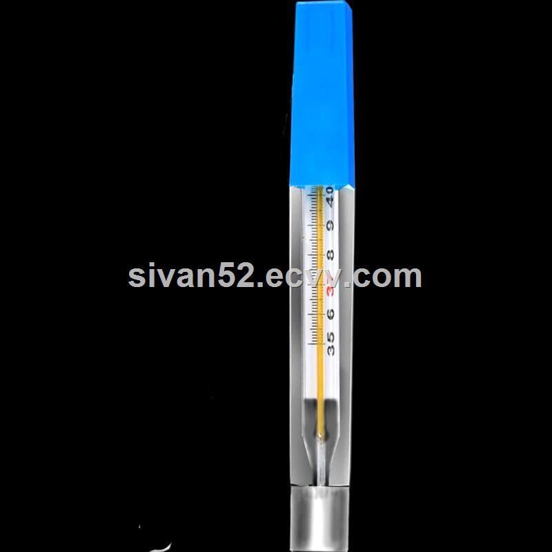 Mercury thermometers for medical household use