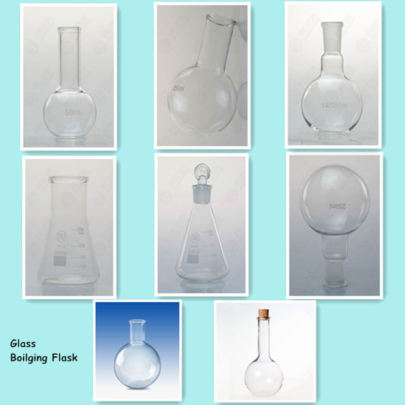 1115 Glass Boiling Falsk Laboratory Glasswares Round Bottom Long Neck Glass Boiling Flask