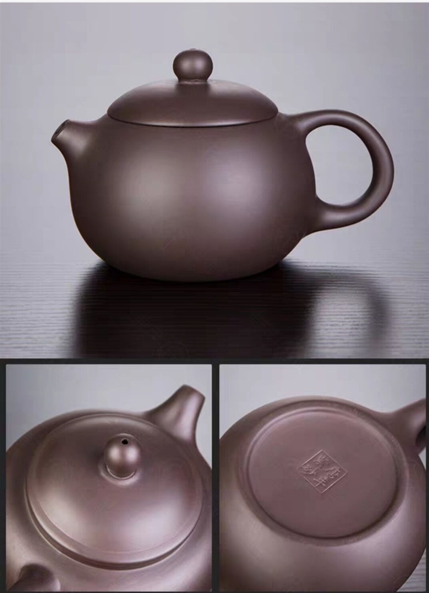 Office or household simple teapot convenient portable texture authentic purple clay tea set