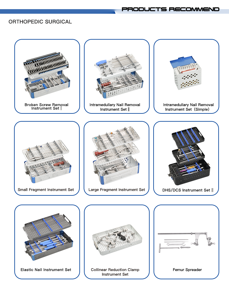 Orthopedic Medical OEM Elastic Nail Instrument Set for Surgical Surgery Hospital Implant High Quality