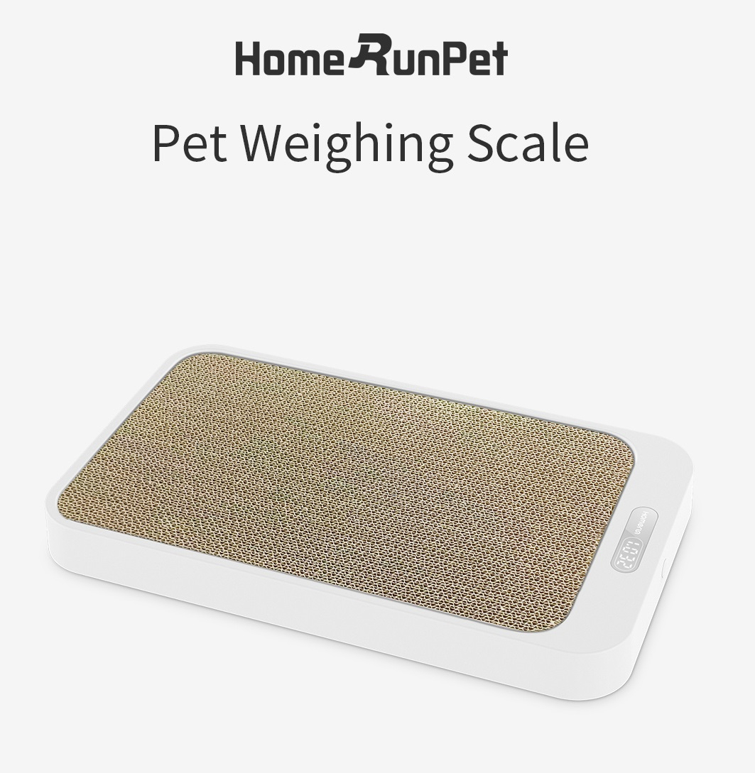 Portable Highprecision Electronic Pet Weighing Scale for Cat 15kg with Replaceable Scratching Pad
