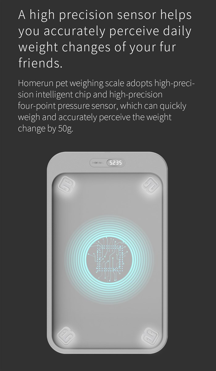 Portable Highprecision Electronic Pet Weighing Scale for Cat 15kg with Replaceable Scratching Pad