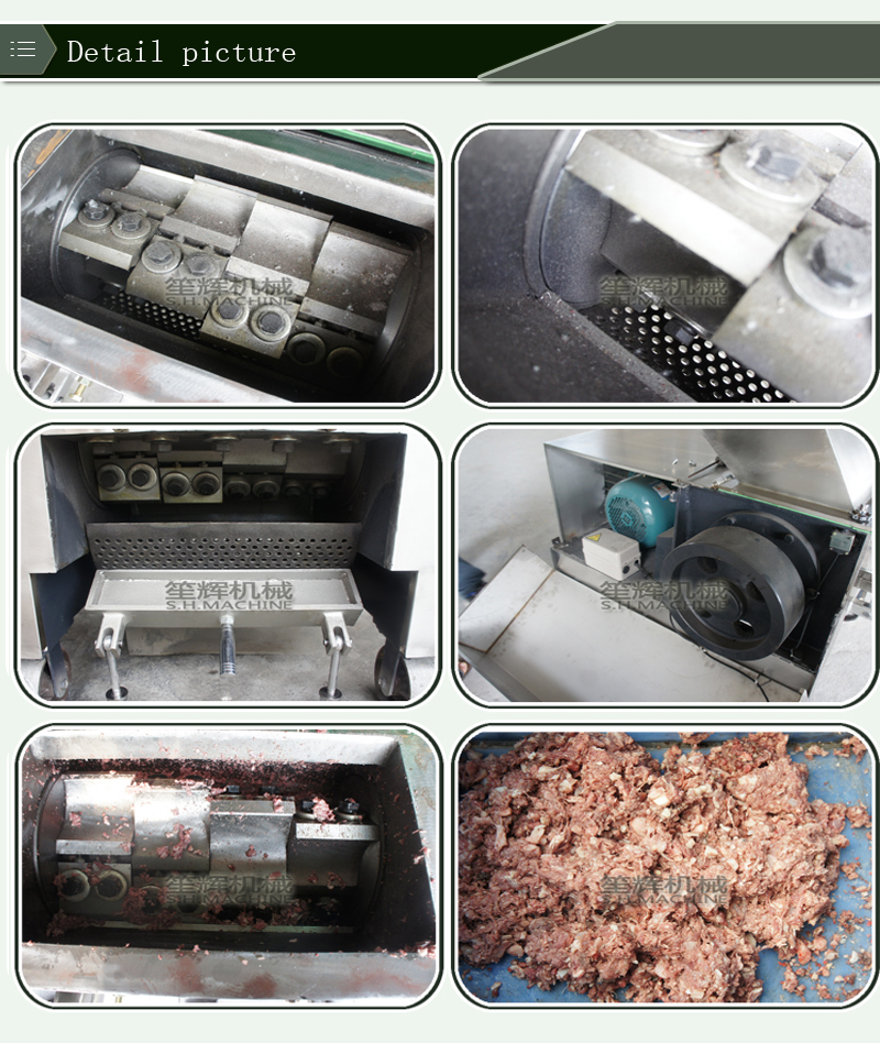 Commercial bone crushing machine