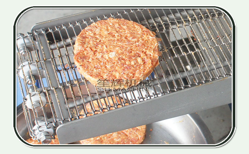 Electric hamburger meat patty forming machine processing equipment