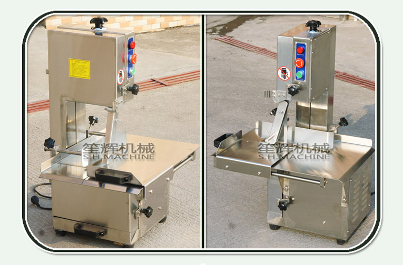 Commercial frozen meat bone sawing machine