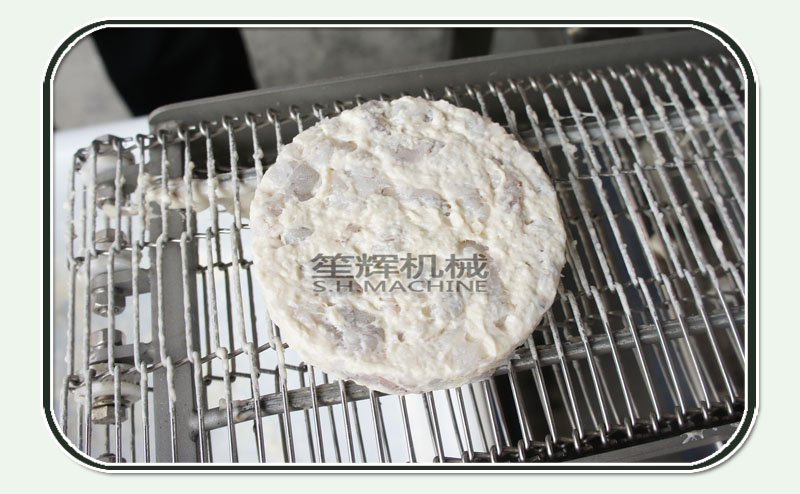 Electric hamburger meat patty forming machine processing equipment