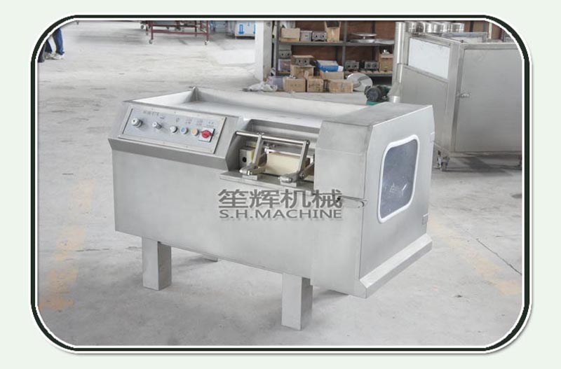 Large frozen meat dicing machine cutting machine