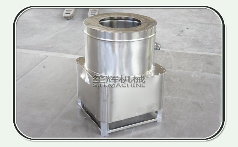 Large scale commercial fish scale removing machine