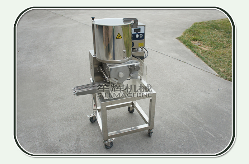 Electric hamburger meat patty forming machine processing equipment