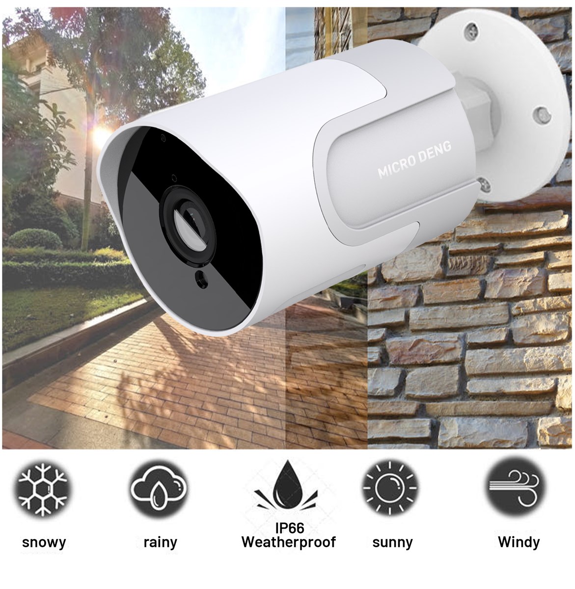 ip camera 1080p wifi outdoor ip66 ir color Dome outdoor ptz wifi camera support Two Way Audio