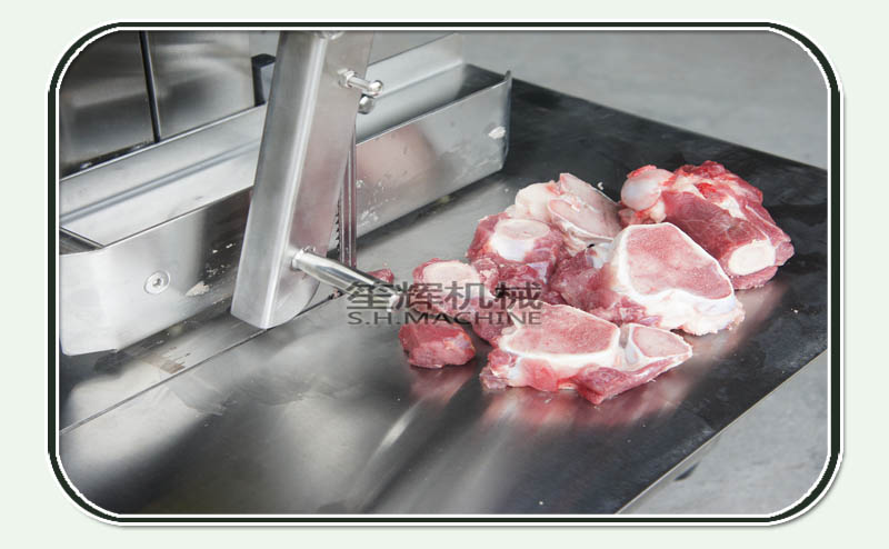 Commercial frozen meat bone sawing machine