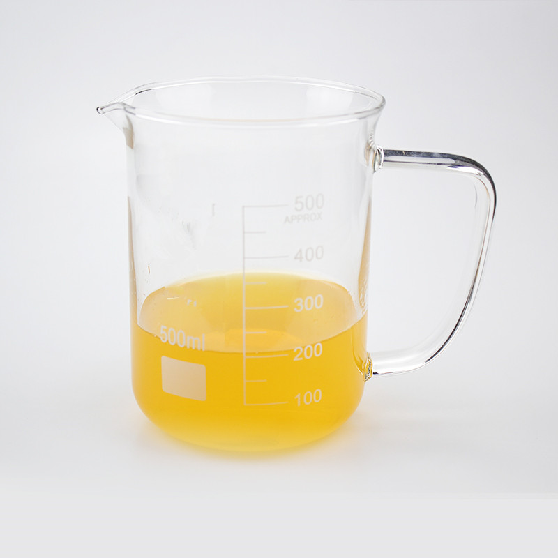 Handle Glass Beaker with Spout and Scale High Boro 33 Glass Material Laboratoryware
