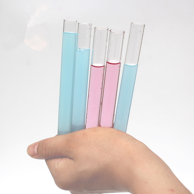 Glass Test Tube without Rim High Borosilicate Glass Tube Laboratory Glassware
