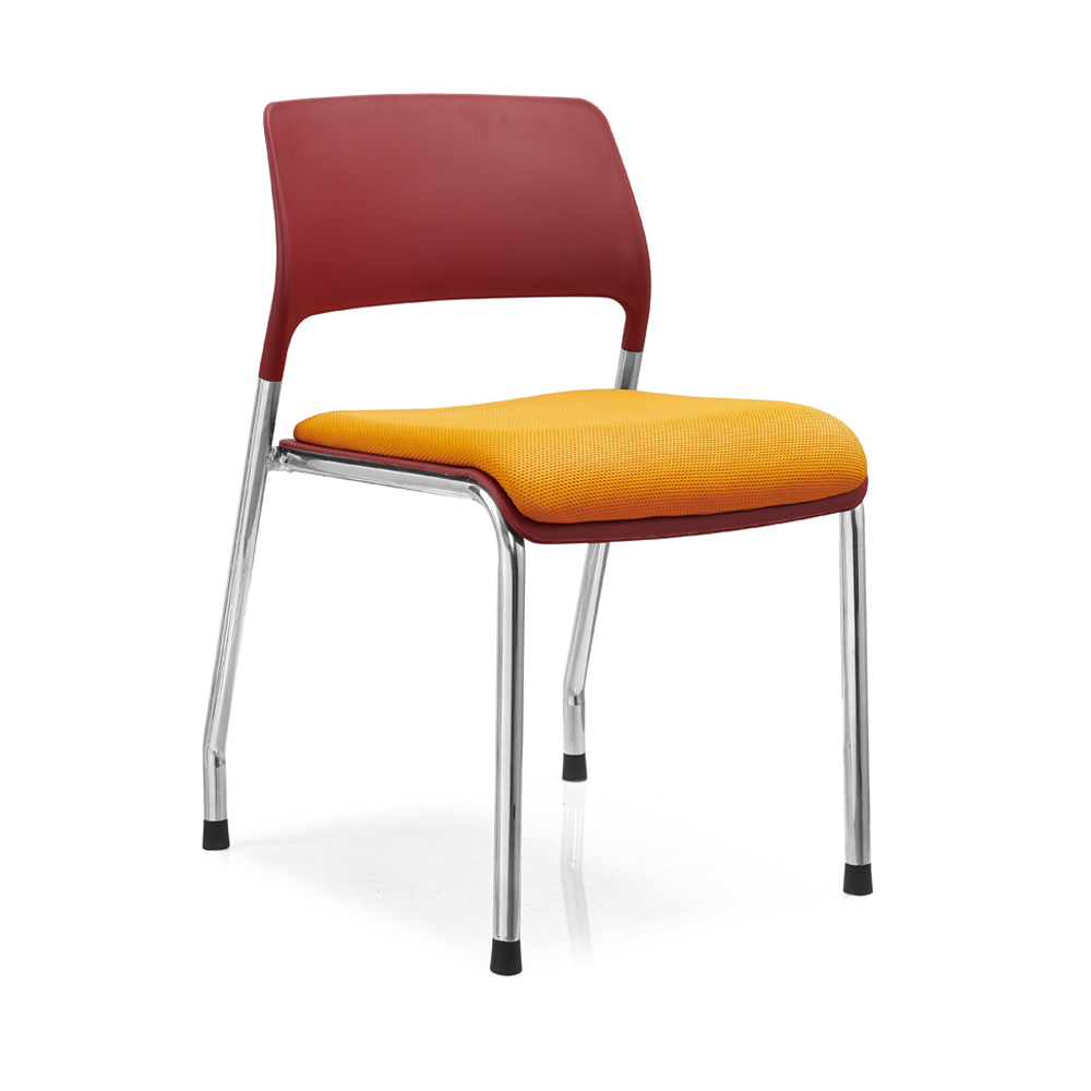 LJ76 Metal frame stackable visitor chair