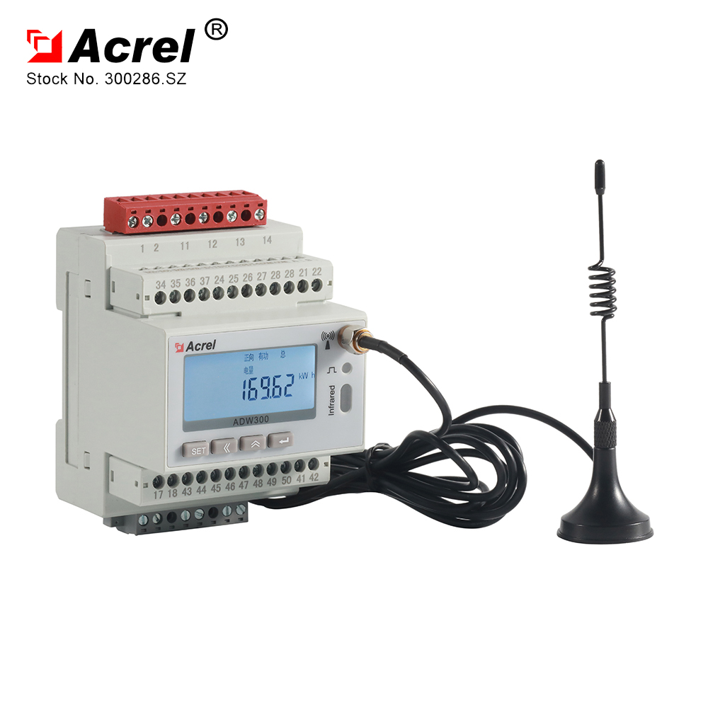 Acrel 300286SZ ADW300C factory price harmonic 231st voltage and current harmonic DIN rail three phase energy meter