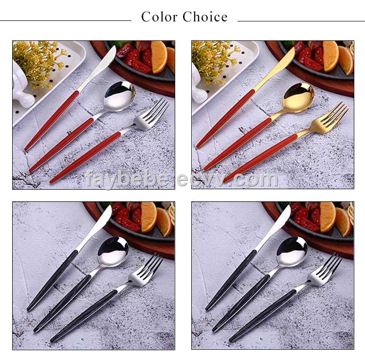 SUS304 Cutlery Set Knife Fork And Spoon