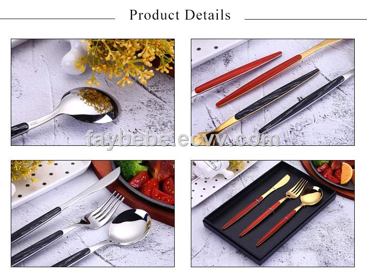SUS304 Cutlery Set Knife Fork And Spoon