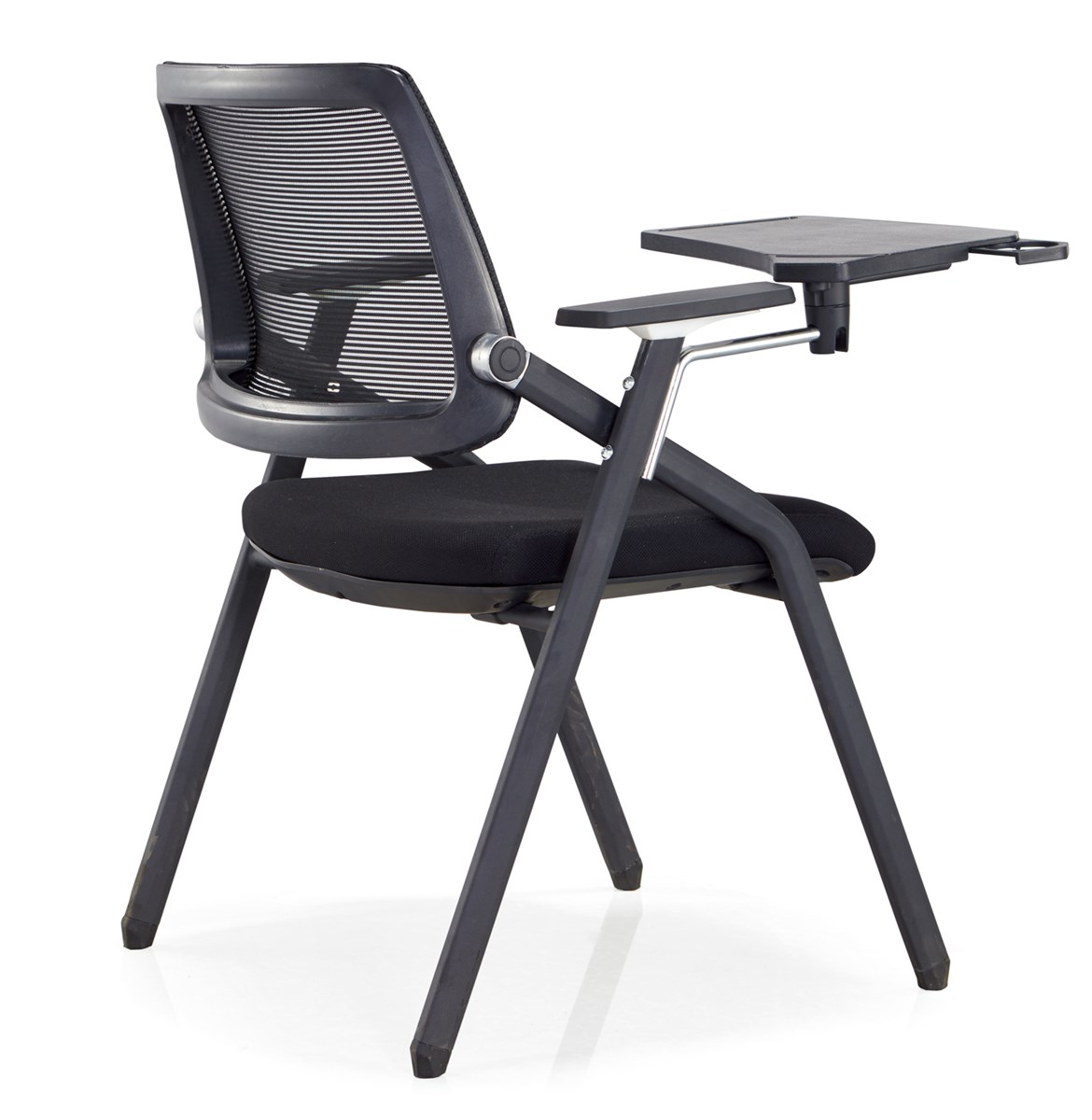 Office Furniture Training Room Mesh Chair with Writing Pad