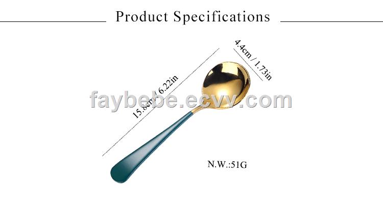 Multicolor Stainless Steel 304 Spoons