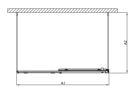 shower enclosure clearfrosted 8mm glass sliding door 8Y1028