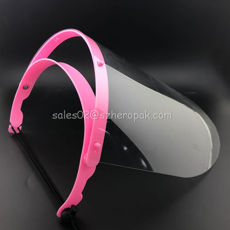 Transparent reusable face shield For Droplets Saliva Splash Oil Dust Protection