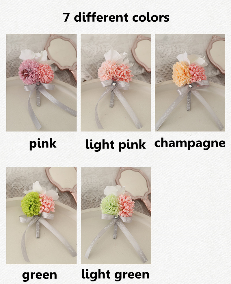 Bride Wrist Corsage Flower Bridesmaid Sisters Artificial Flower Wedding Dorative