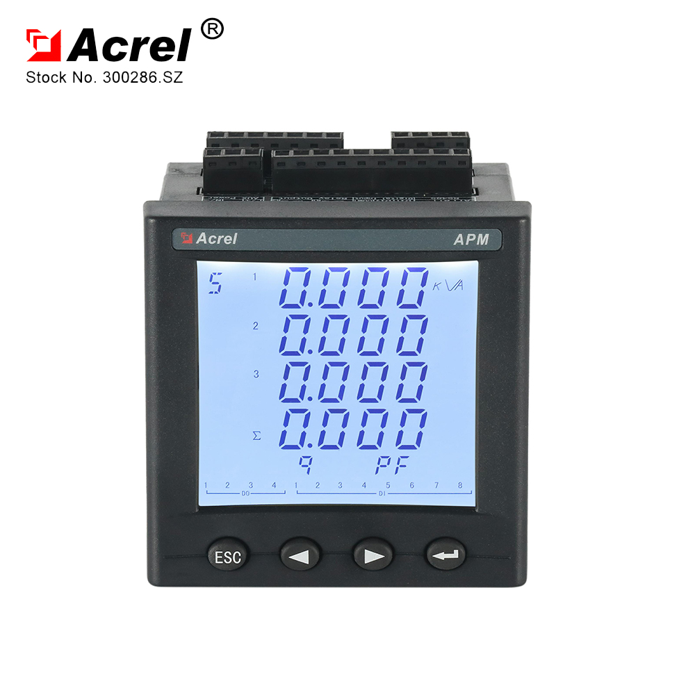 ACREL APM801 electrical network analyzer three phase electrical analyzer with optional Ethernet port