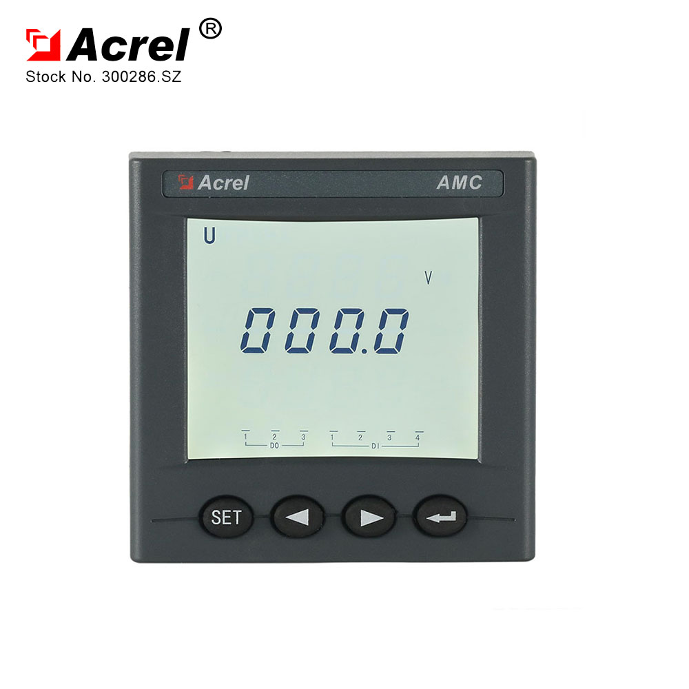 ACREL new arrival AMC72LAV power consumption lower than 5VA Single phase LCD voltmeter