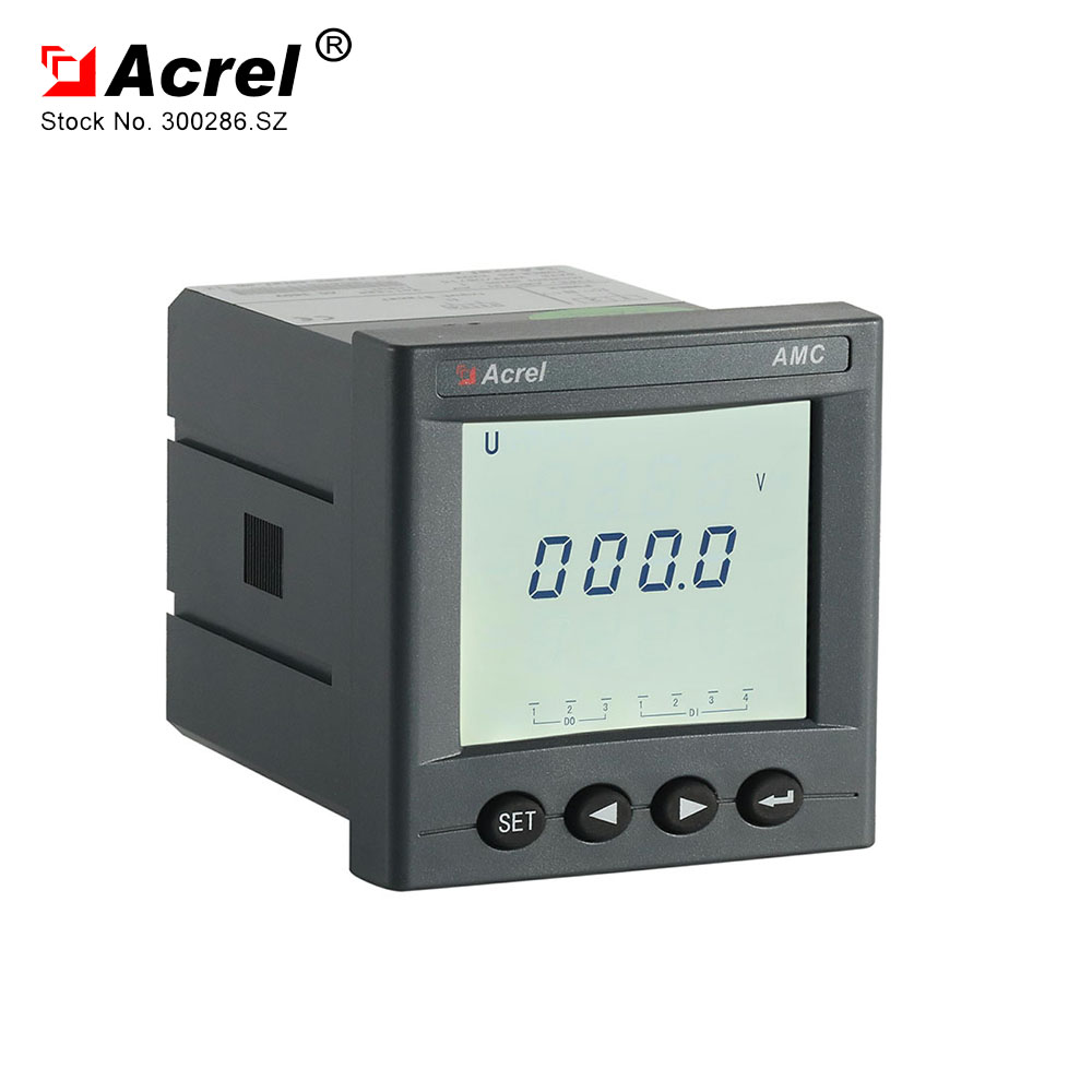 ACREL new arrival AMC72LAV power consumption lower than 5VA Single phase LCD voltmeter