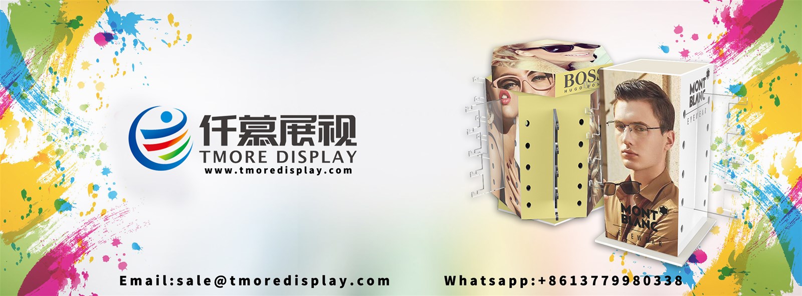 customized eyeglasses display rack made in China