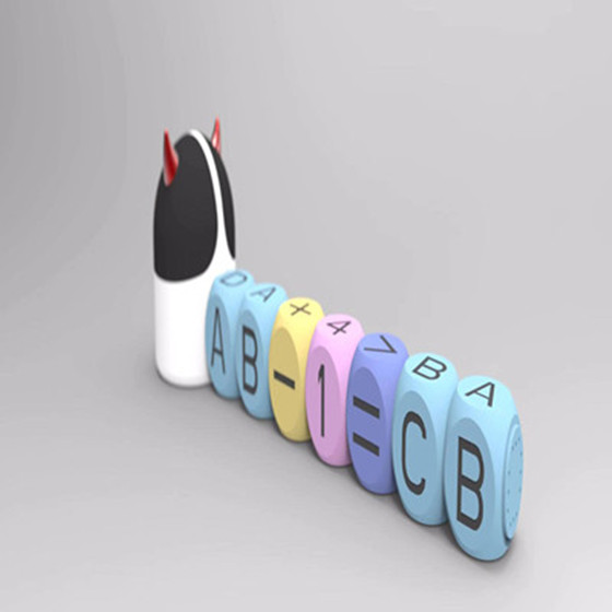 Smart Educational Toy Edible safe ABS and Environmental Friendly Vocabulary and Math Block