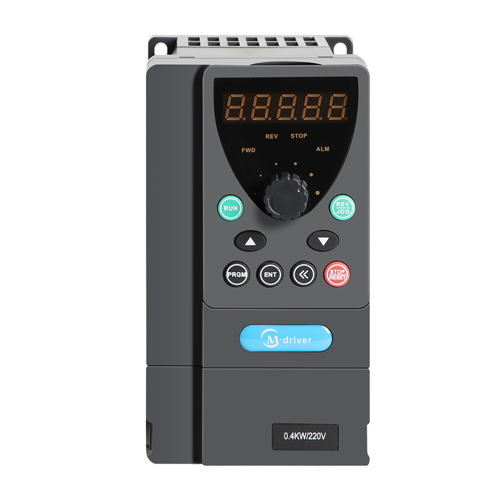 Single phase 220V AC variable frequency drive 04kw 05HP VFD inverters for 3phase induction motor control