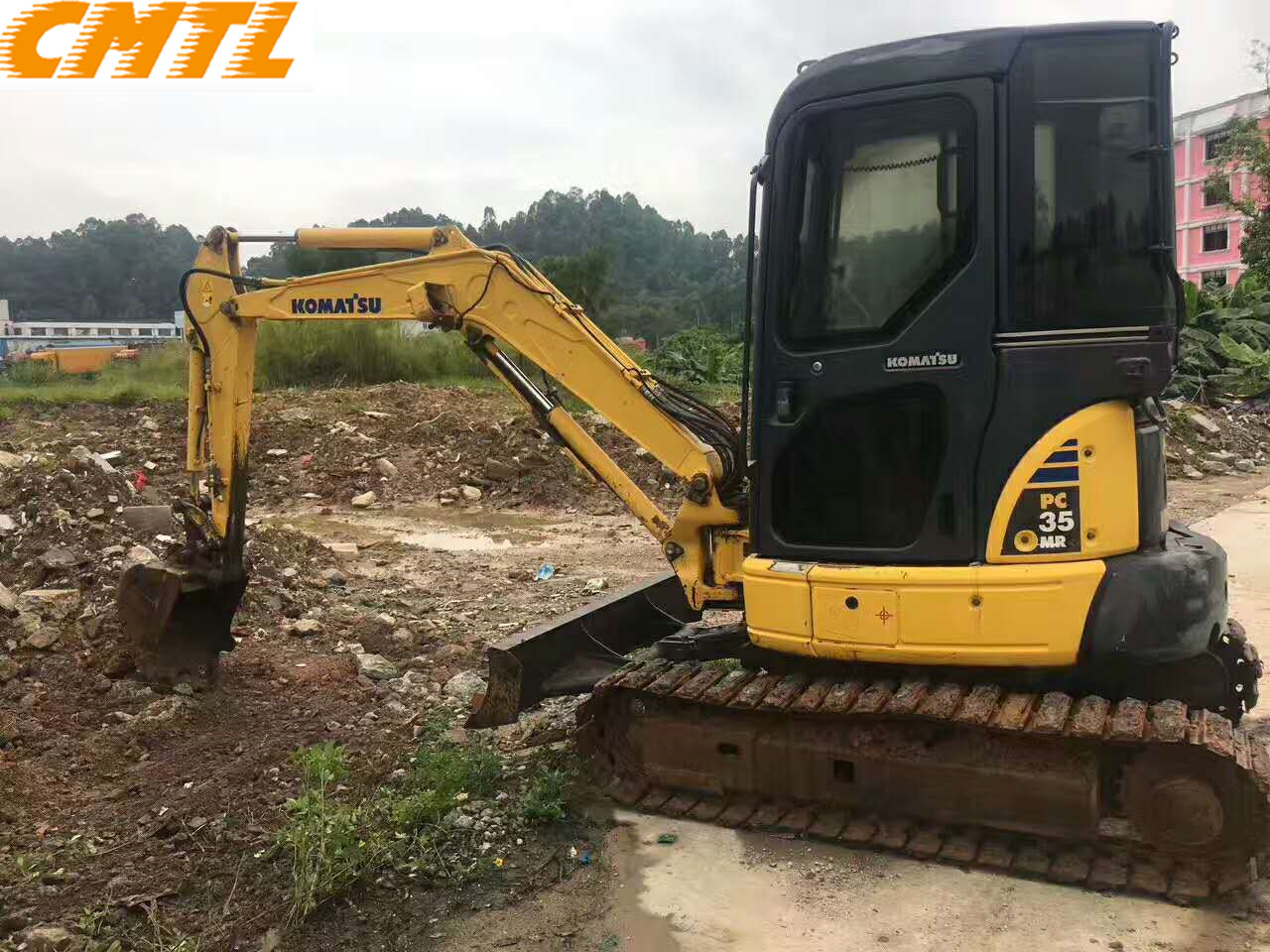 Used Komatsu PC35MR excavator