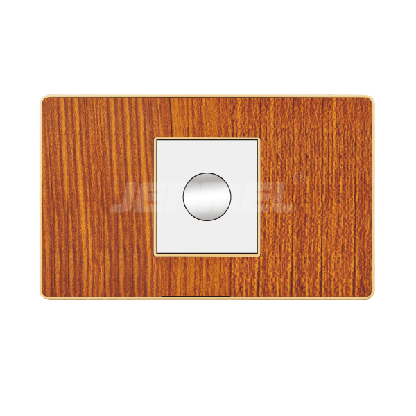 100500W 110V250V Decorative Wood Grain Touch Switch Pc Material Wall Switch