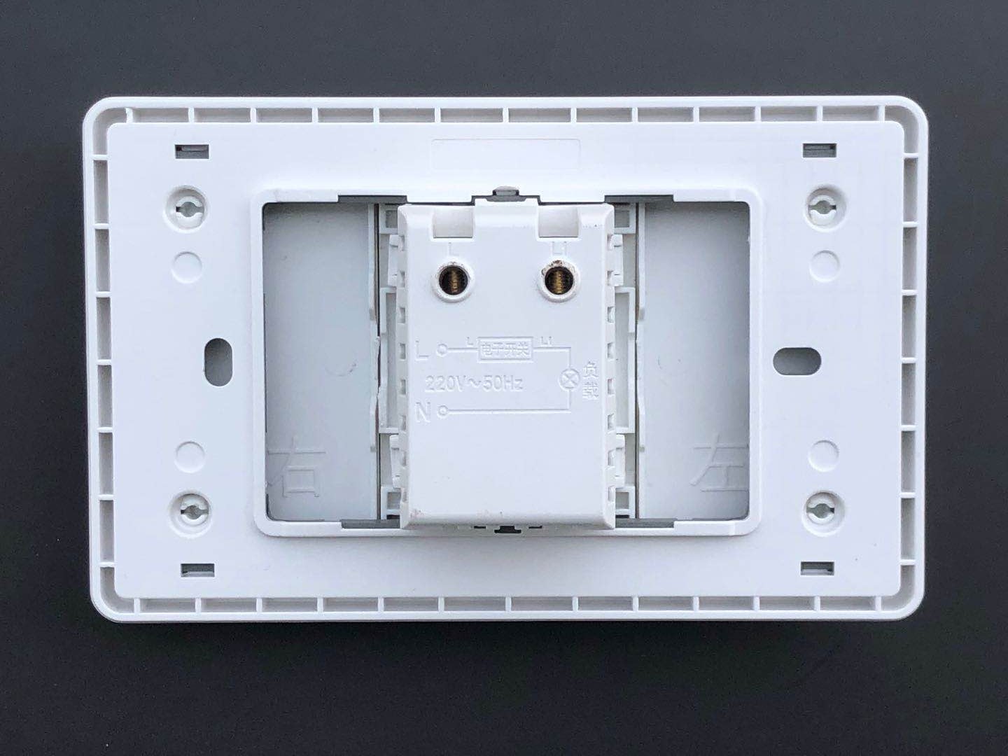 100500W 110V250V Standard Home Power Hotel Derocative Style Speed Regulator Fan Switch