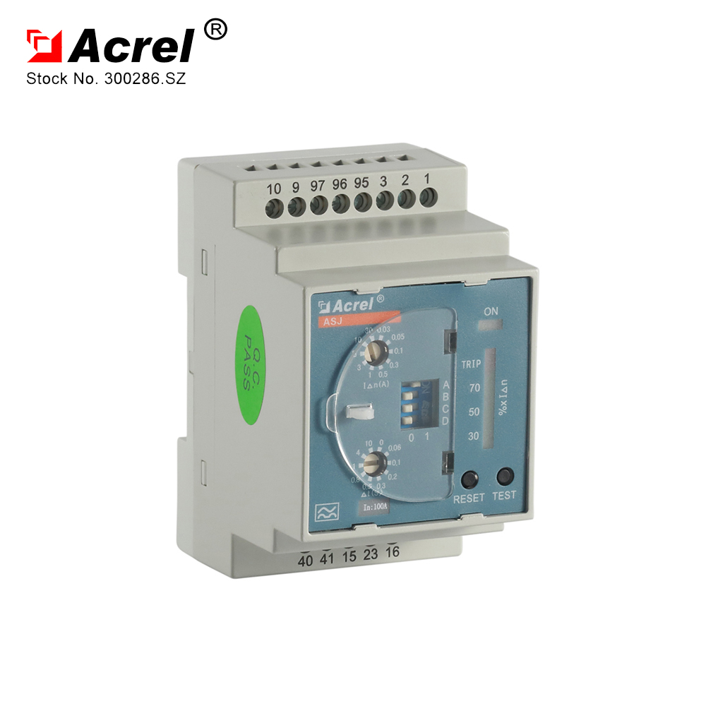 Acrel 300286SZ Digital Earth Leakage Relay ASJ10LD1A residual current relay protection relay