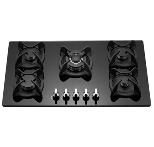 SHINOR HFR915TGB Built in Tempered Glass Gas Hob