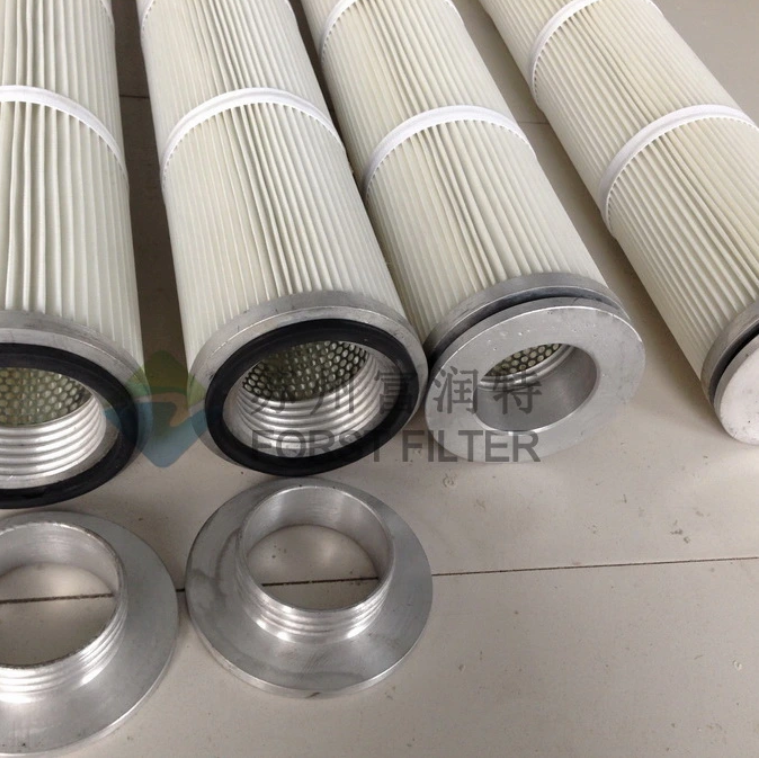 Forst Polyester Pleated Bags Filter cartridge for dust collector