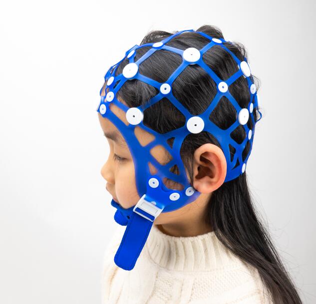 EEG Capfor cup electrodes is used in conjunction with disk electrode for easy positioning easy operation