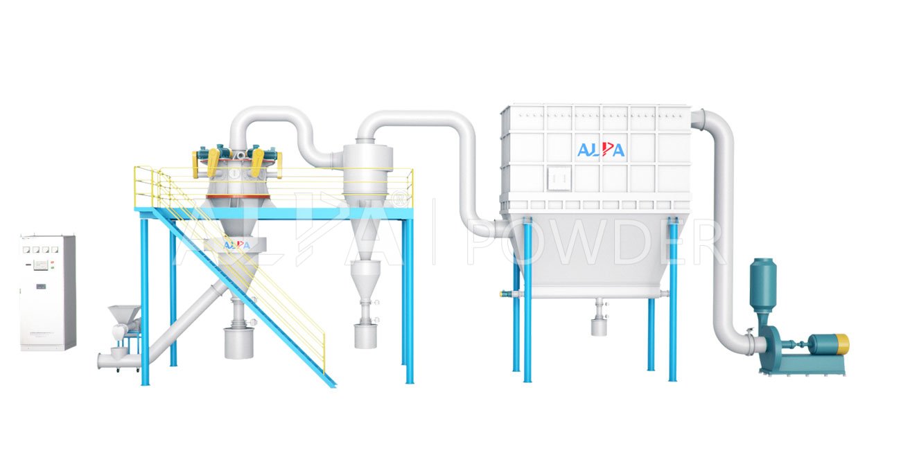 High Capacity Ultrafine Powder Air Classifier Production Line for NonMetallic Mineral 1525 Micron