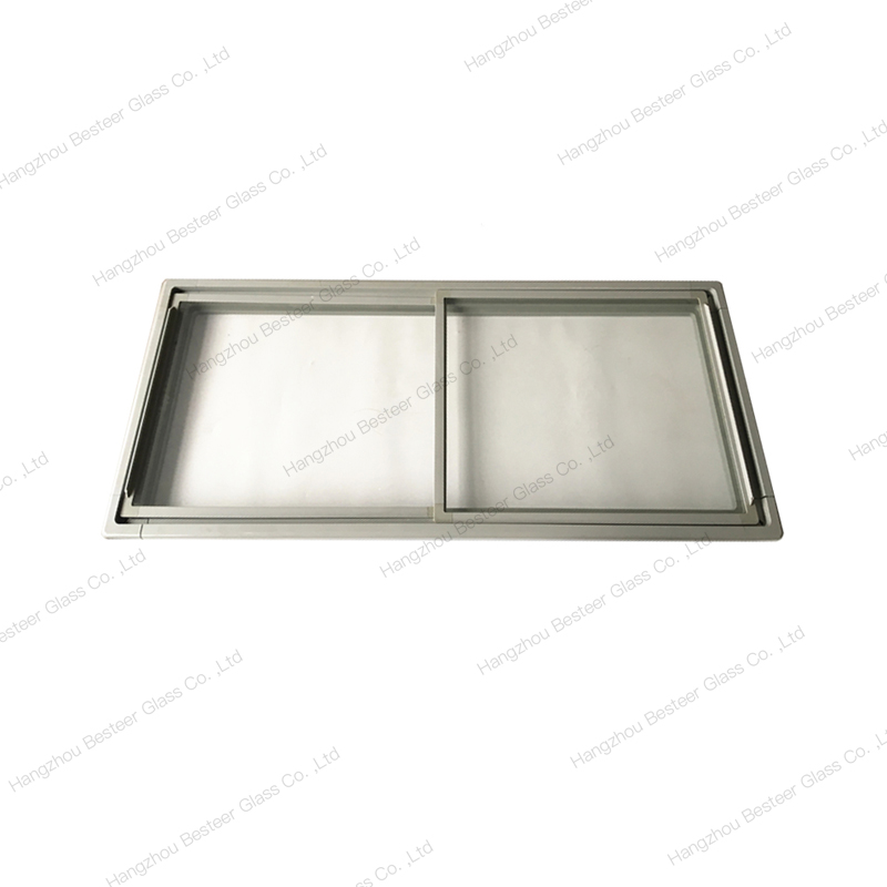 ABSPVC frame glass door for deep freezer