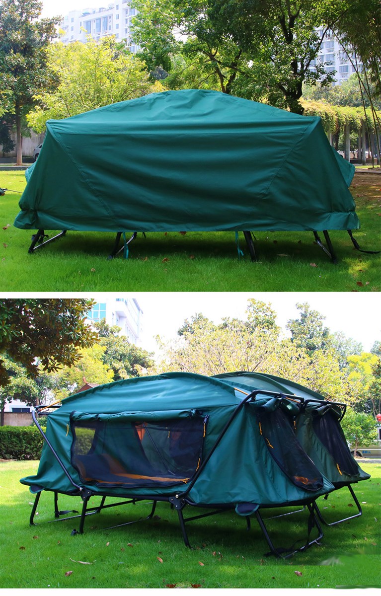 Amazing Double Tent Cot Keeps You from Sleeping on the Cold Lumpy Hard Ground Carp fishing tent bivvy