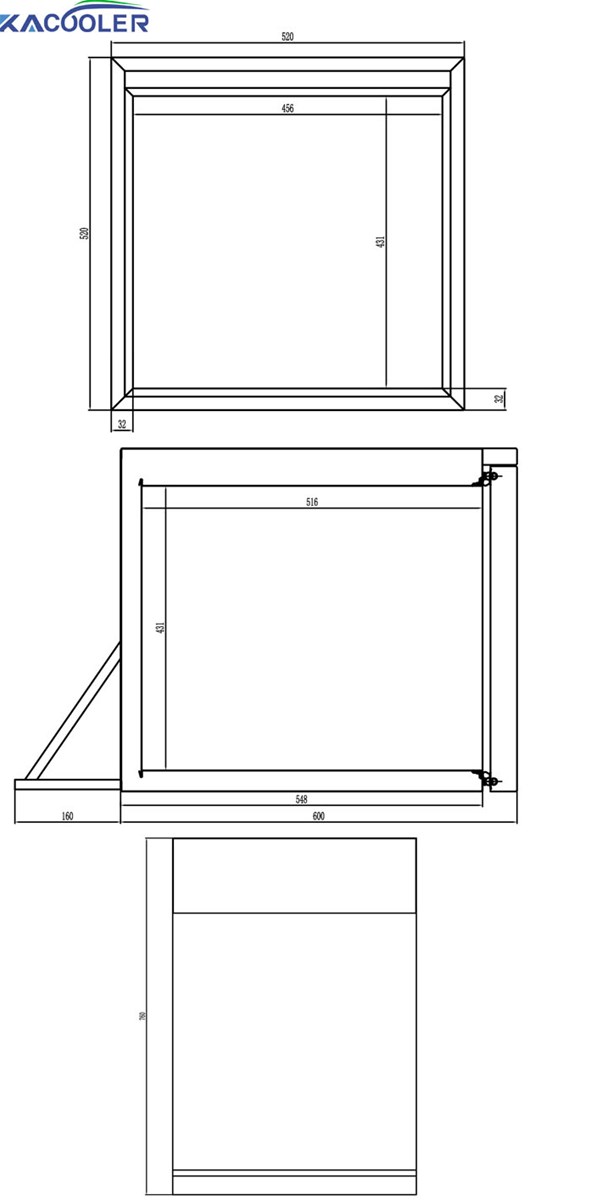 24V MARINE FRIDGE BUILT IN DRAWER YACHT BOAT FRIDGE