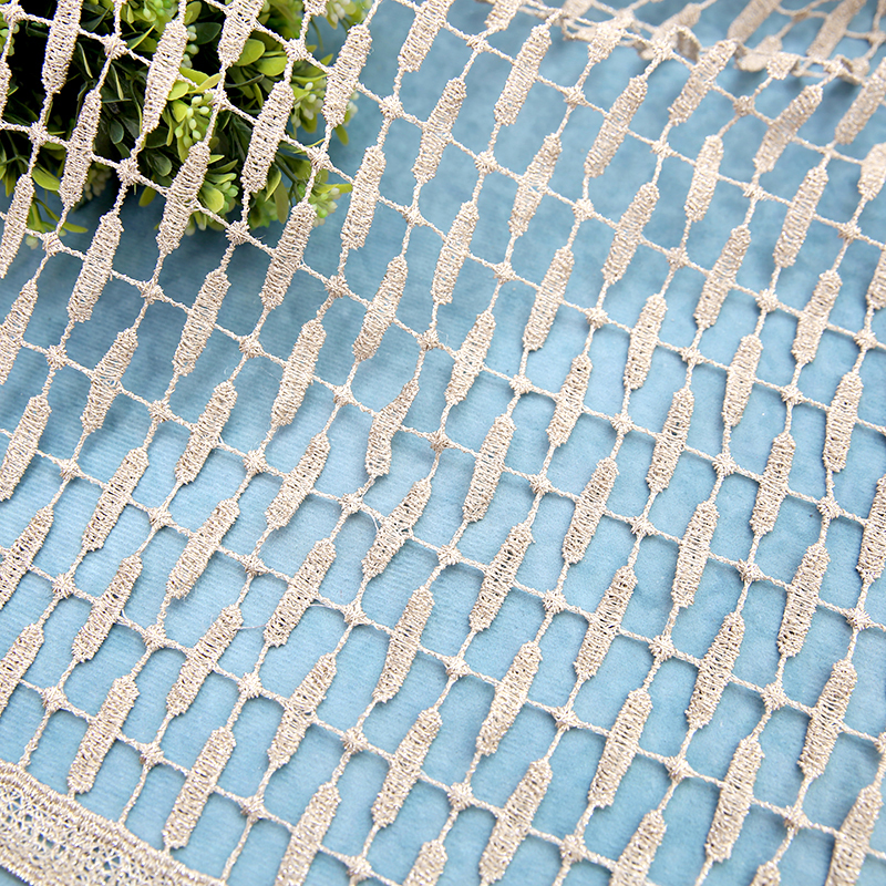 curtain sheer sheer fabric embroidery fabric saurer macrame fabric