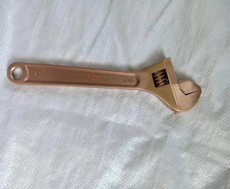 Hebei SIKAI Non sparking wrench Adjustable Beryllium bronzr have 10 made by casting or forging
