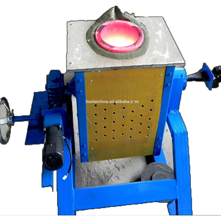 Small induction furnace with high quality for melting iron aluminum metal